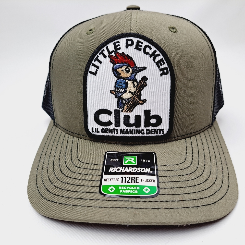 Little Pecker Club Embroidered Patch Richardson 112 Trucker Mesh Snapback hat